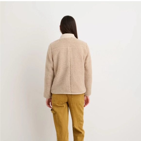 Alex Mill Marley Jacket in Sherpa Natural M - Picture 4 of 16